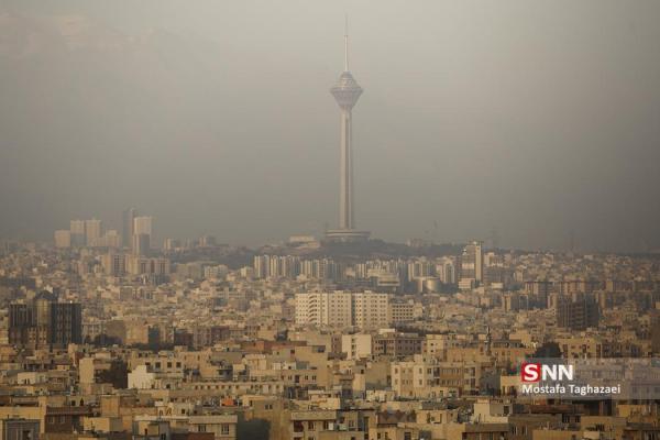 هوای تهران با شاخص 103 برای گروه های حساس ناسالم است