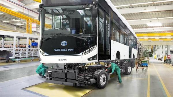 تویوتا اولین اتوبوس با سوخت سلولی را چطور می سازد