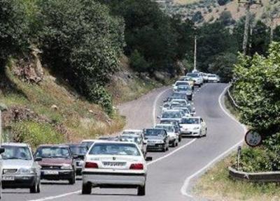 آخرین شرایط جاده های کشور؛ امروز آدینه 11 خرداد ، ترافیک نیمه سنگین در چالوس